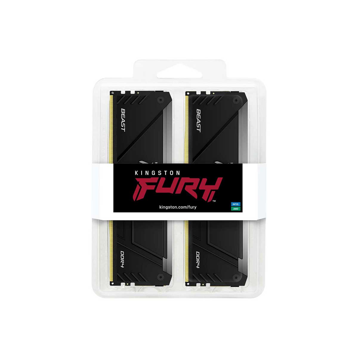Kingston Fury Beast 16GB (2X8GB) DDR4 3200MT/S Memory (KF432C16BB2AK2/16)