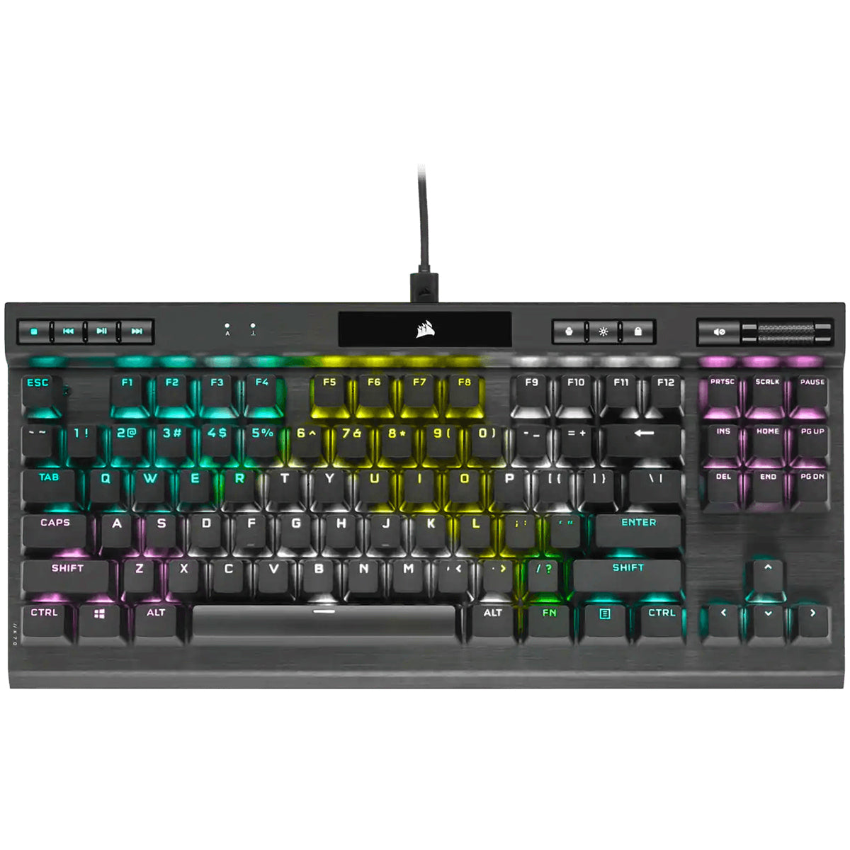 CORSAIR K70 RGB TKL CHAMPION SERIES MECHANICAL GAMING KEYBOARD (CHERRYY MX RED) - DataBlitz