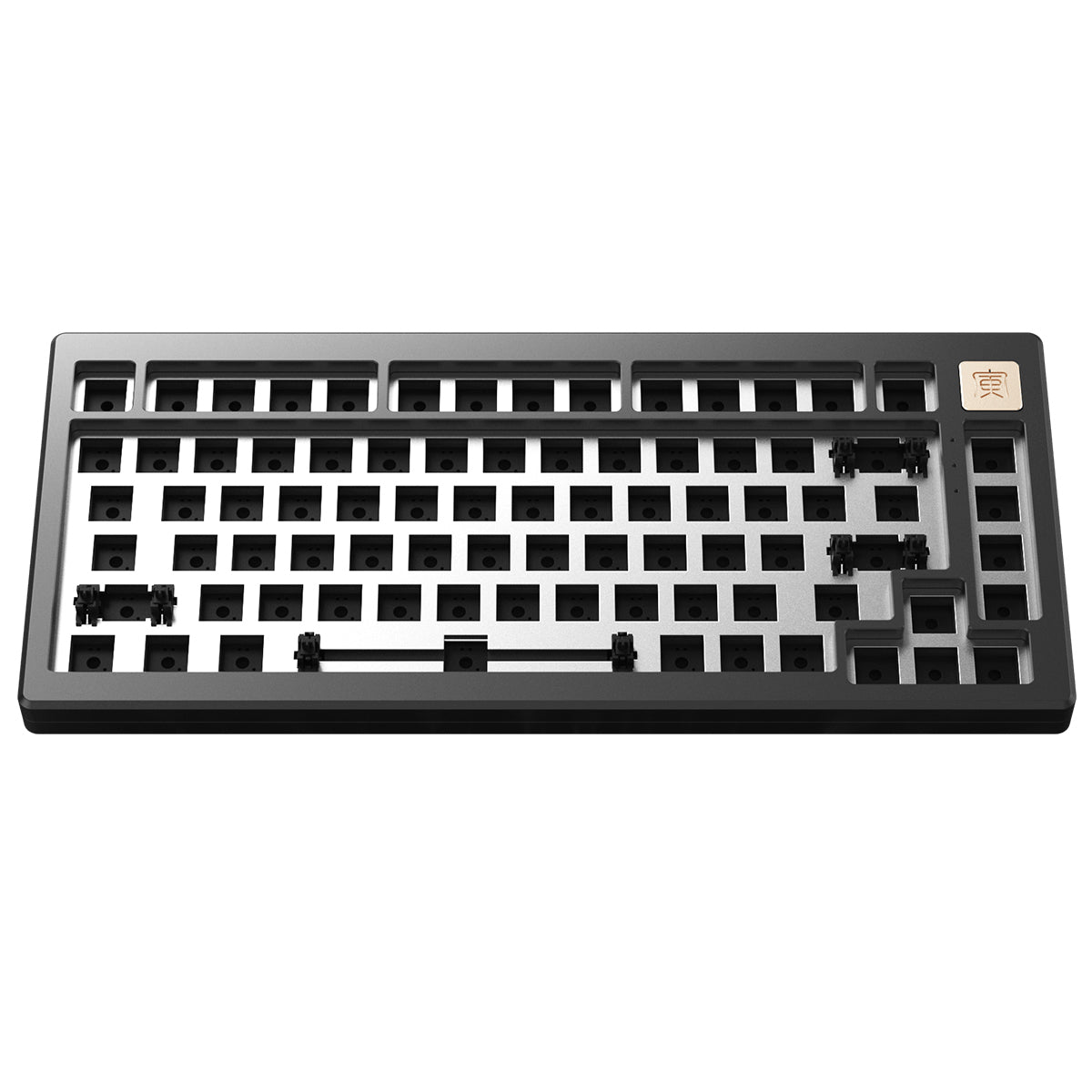 AKKO MOD006 RGB Hot-Swappable Mechanical Keyboard DIY Kit With Gasket Mount Structure (Space Gray) - DataBlitz