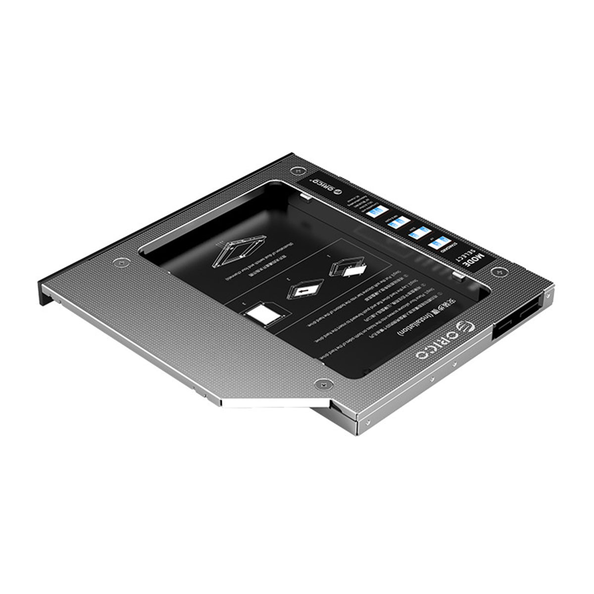Orico Laptop Hard Drive Caddy for Optical Drive (Silver) (M95SS-SV-BP)