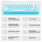 Onikuma G30 84-Key RGB Mechanical Keyboard (White)