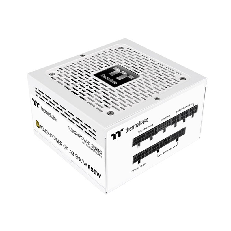 Thermaltake Toughpower GF A3 PCIe Gen 5 850w 80+ Gold Full-Modular TT Premium Ed. Power Supply (Snow)