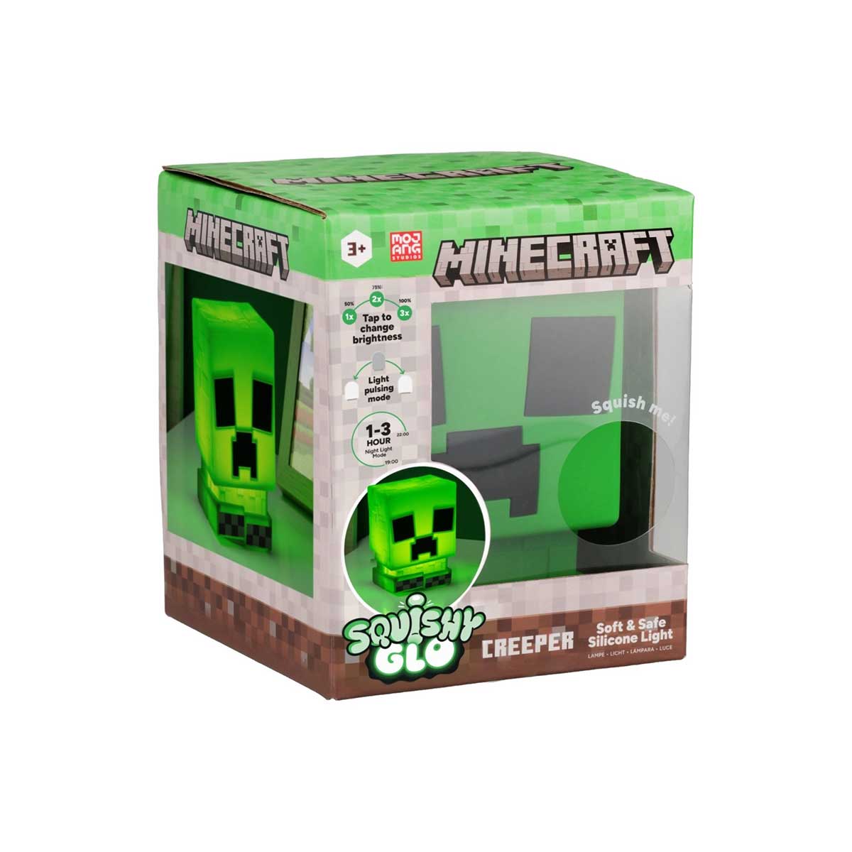 Paladone Minecraft Creeper SquishyGlo Silicone Light (PP14710MCF)