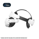 Kiwi Design H4 Halo Comfort Head Strap for Meta Quest 3 / Meta Quest 3S (White) (QS03)