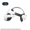 Kiwi Design H4 Halo Comfort Head Strap for Meta Quest 3 / Meta Quest 3S (White) (QS03)