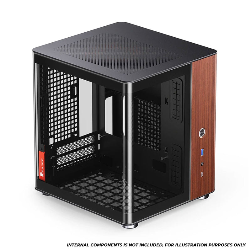 Jonsbo TK-0 ITX Separated Cabinet Computer Case (Black, White)