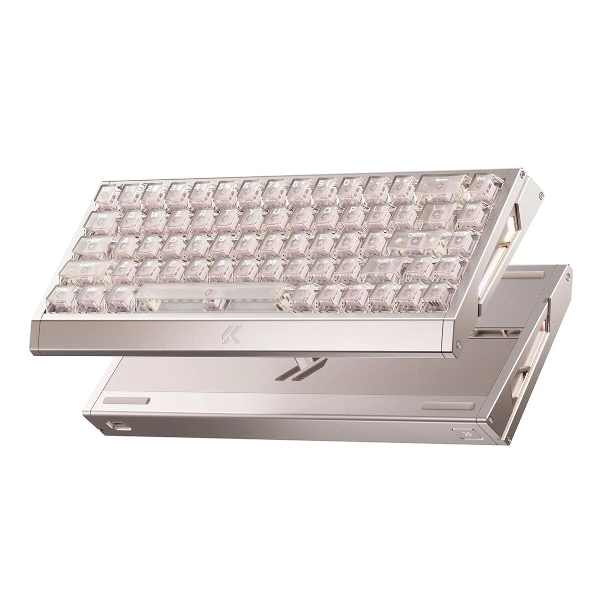 MCHOSE Ace 68 GT RGB Hot-Swappable Gaming Keyboard (Light Gold Powder)