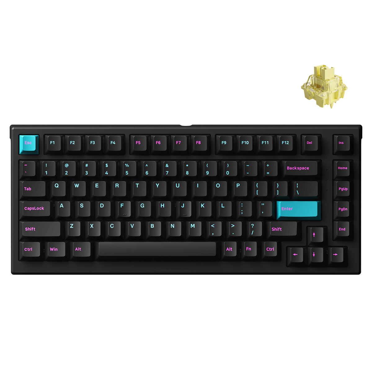 Monsgeek MG75W Midnight Dual-Mode Hot-Swappable Mechanical Keyboard
