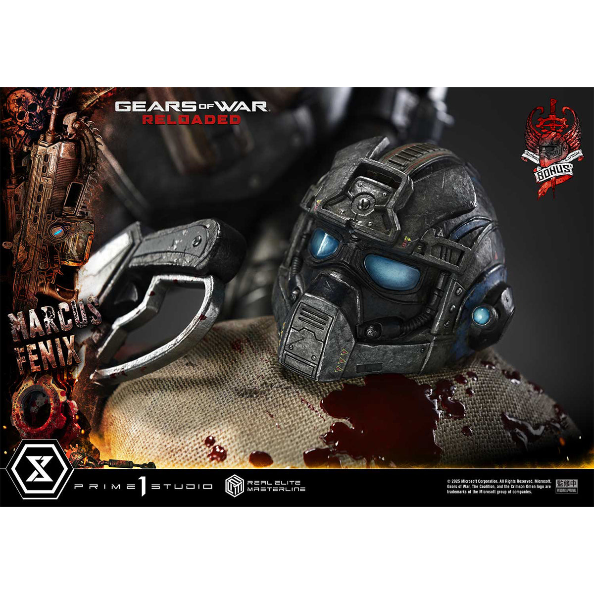 Real Elite Masterline Gears of War: Reloaded Marcus Fenix | DataBlitz