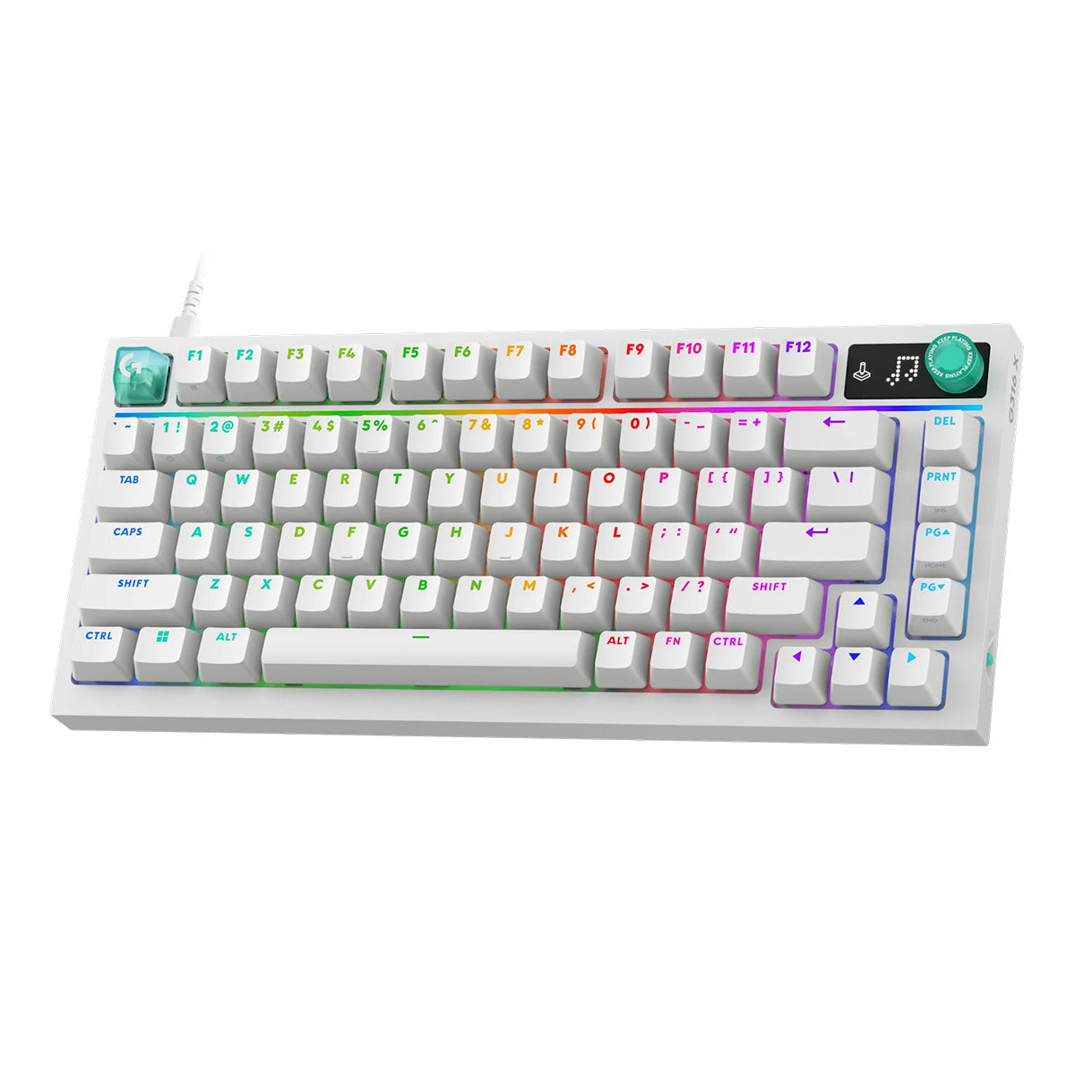 Logitech G316 X 75 Wired Mechanical Gaming Keyboard (White Tactile) (920-014322)