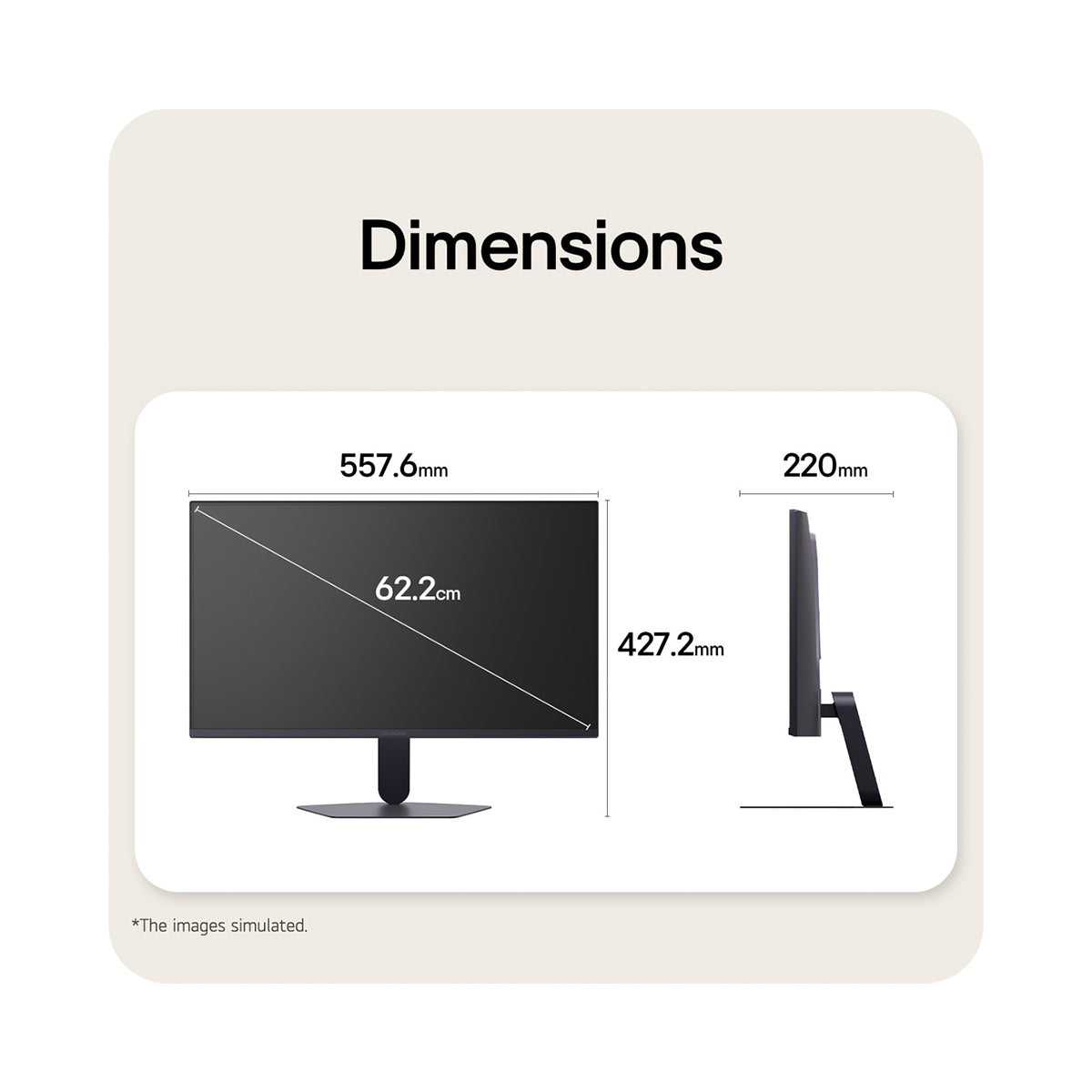 LG UltraGear G5 25G523B-B 25" FHD (1920x1080) 200Hz 1ms GTG IPS Gaming Monitor