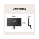 LG UltraGear G5 25G523B-B 25" FHD (1920x1080) 200Hz 1ms GTG IPS Gaming Monitor with Tilt & Height Adjustment