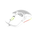 Delux M700A A825 RGB Honeycomb Lightweight Wired Pro Gaming Mouse (White)