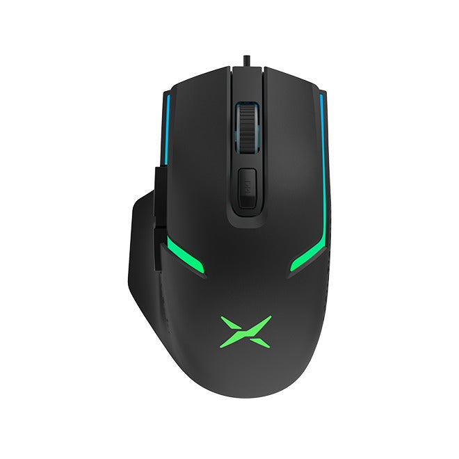 Delux K9800U 104-Keys Wired Gaming Keyboard + Delux M588BU Wired Gaming Mouse Combo (Black)