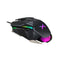 Delux M628 7-Buttons PMW3389 RGB Wired Ambidextrous Gaming Mouse (Black)