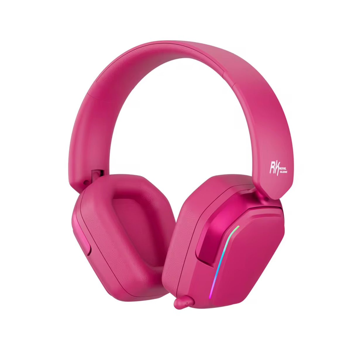 Royal Kludge RK HG101 RGB Tri-Mode Gaming Headphone (Matte Black, Platinum Grey, Berry Red, Pink)