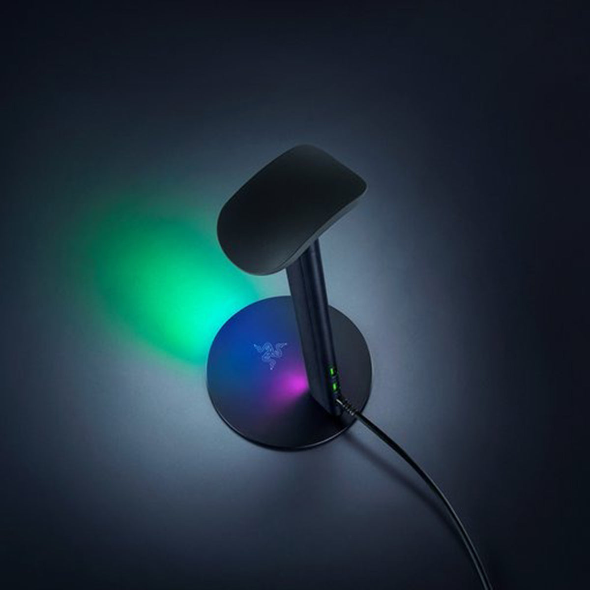Razer Base Station V3 Chroma Smart RGB Headset Stand with USB Ports (Black)