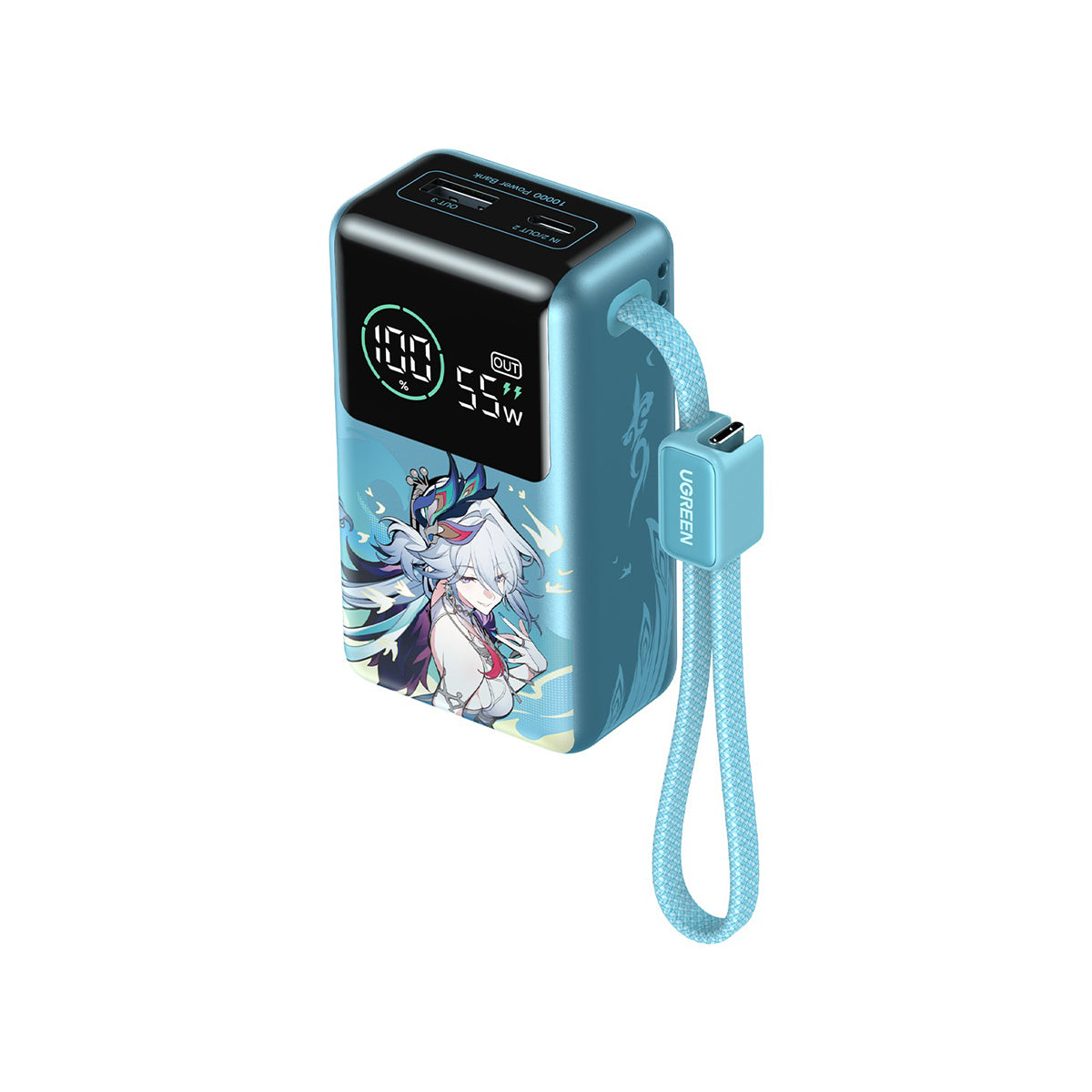 Ugreen x Honkai: Star Rail Nexode Pro 10000mAh 1xUSB-C + 1xUSB-A Power Bank with 1xUSB-C 55W
