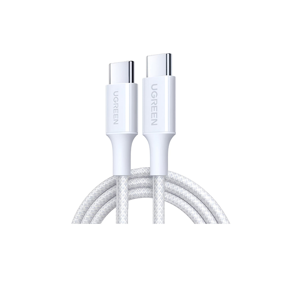 Ugreen USB-C to USB-C 3A/60W PD Fast Charging Braided Cable - 2m
