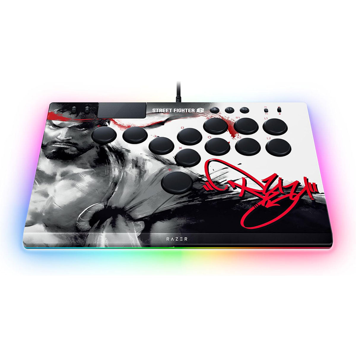 Razer Kitsune All-Button Optical Arcade Controller for PS5 & PC (Ryu Ed.)