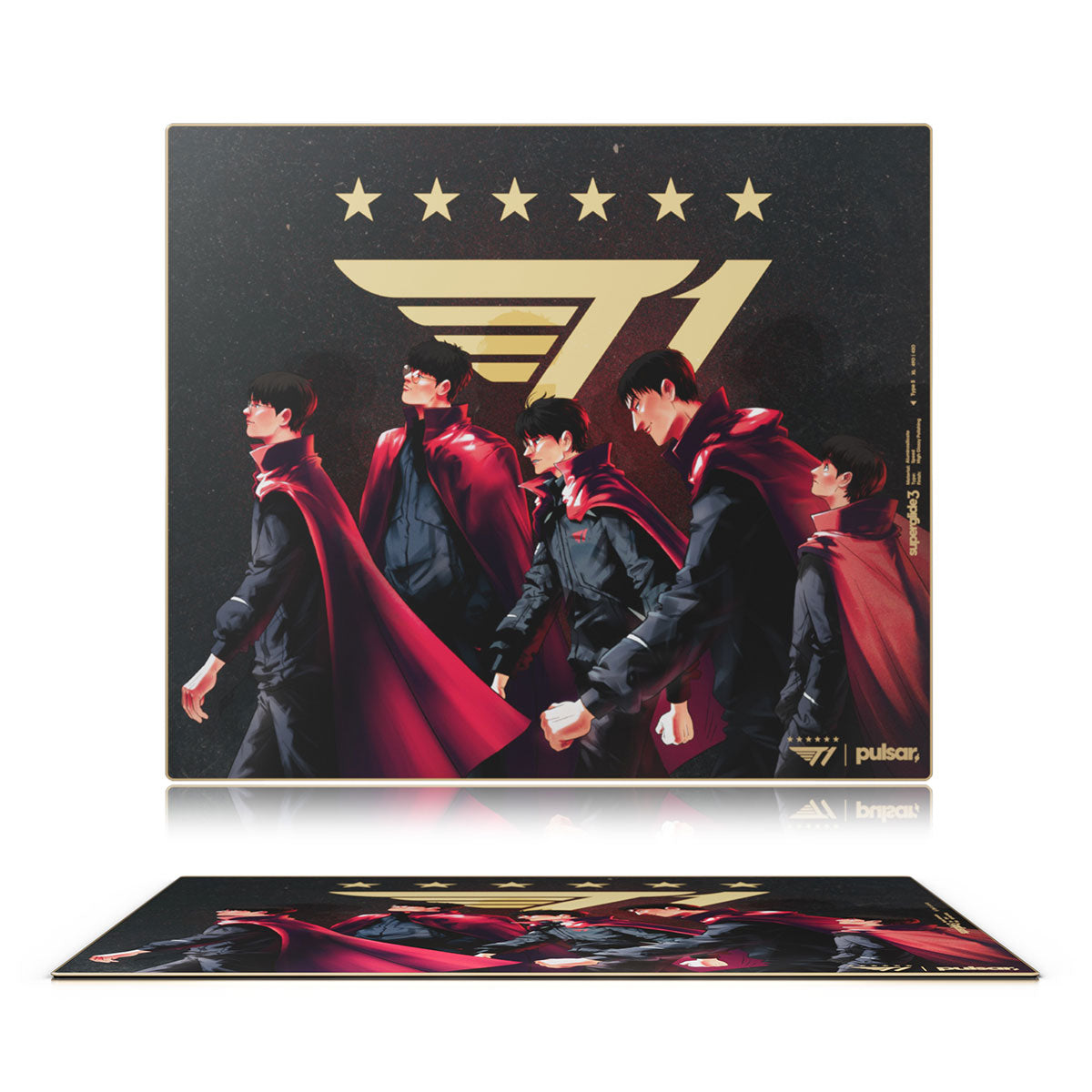 Pulsar Superglide3 Glass Mouse Pad T1 Edition Gold Dynasty