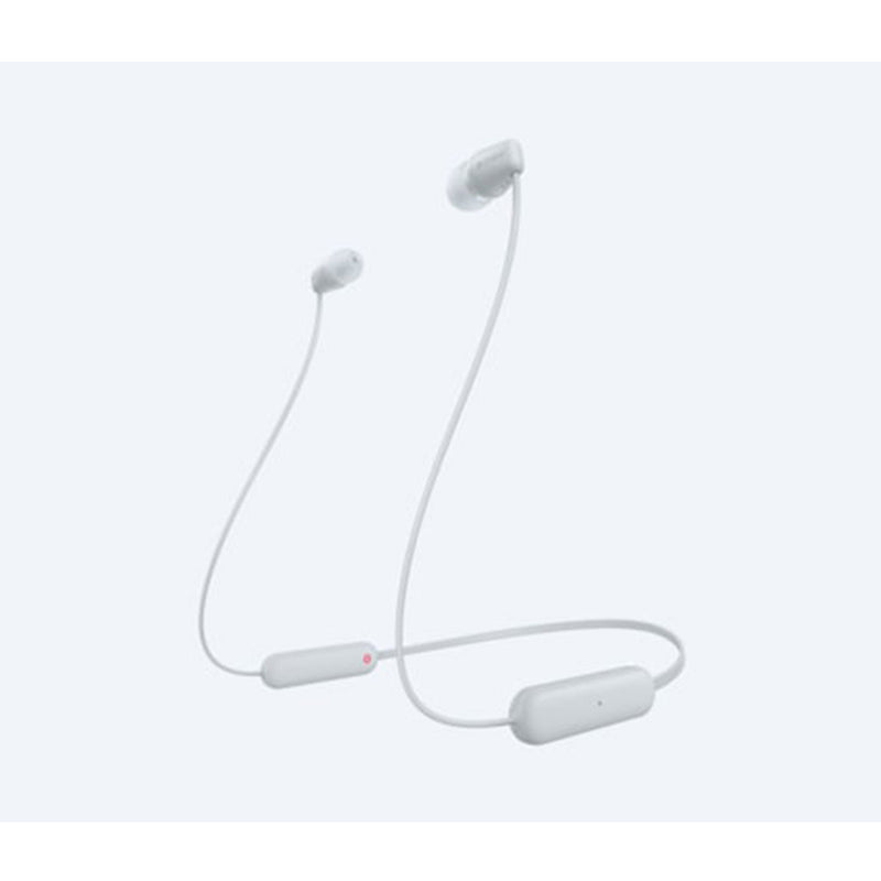 Sony WI-C100 Wireless In-Ear Headphones (White)