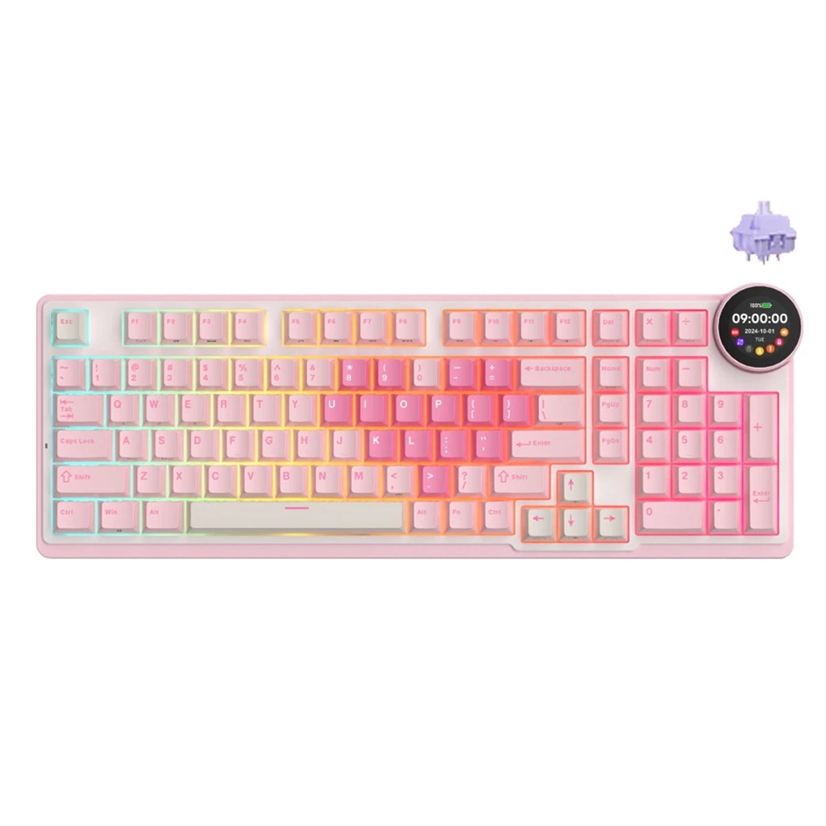 Royal Kludge RK-N99 Tri-Mode RGB Hot Swappable Mechanical Keyboard