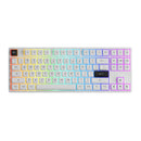 Akko 5087S VIA RGB Hot-Swappable Mechanical Keyboard Black on White (Gateron Orange-Lubed)