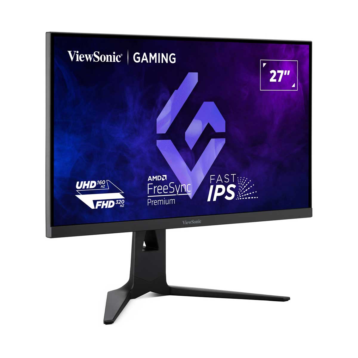 ViewSonic XG275D1-4K 27" (3840x2160) Dual Mode (UHD at 160Hz or FHD at 320Hz) 0.5ms MPRT Fast IPS Gaming Monitor