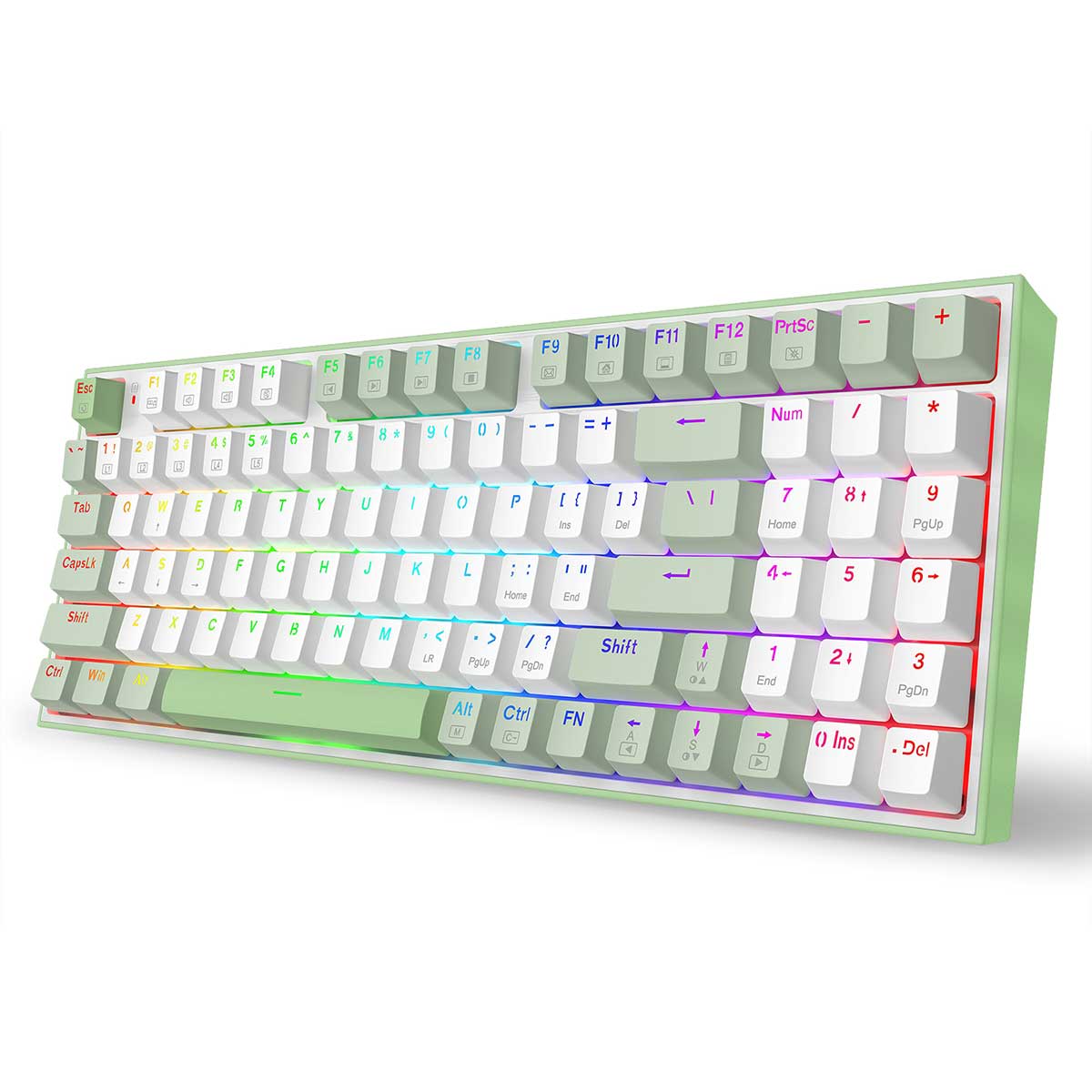 Redragon S134 Ultimate Gaming Rig Mechanical Gaming Keyboard + Mouse Combo (Dust-Proof Brown) (Winter Edition)