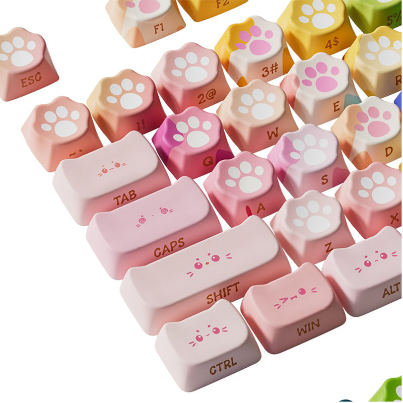 Akko Kitty Paws Keycap Set MAO Profile 142 Keys