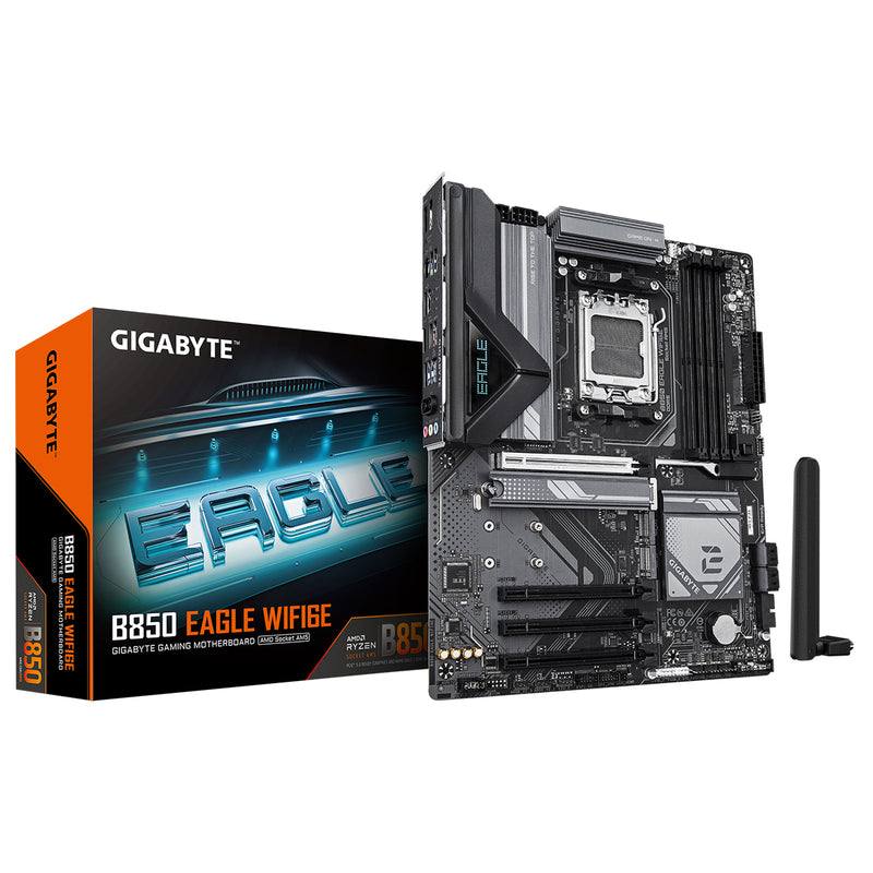 Gigabyte B850 Eagle WiFi6E AMD AM5 DDR5 Gaming Motherboard