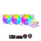 Darkflash Radiant DC-360 ARGB All-In-One 360MM Liquid CPU Cooler (White)