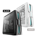 DeepCool Genome III Full-Tower Premium Case with Integrated Liquid Cooling (Black, White) (R-GENOME-BKALA3-G-3, R-GENOME-WHALA3-G-3)