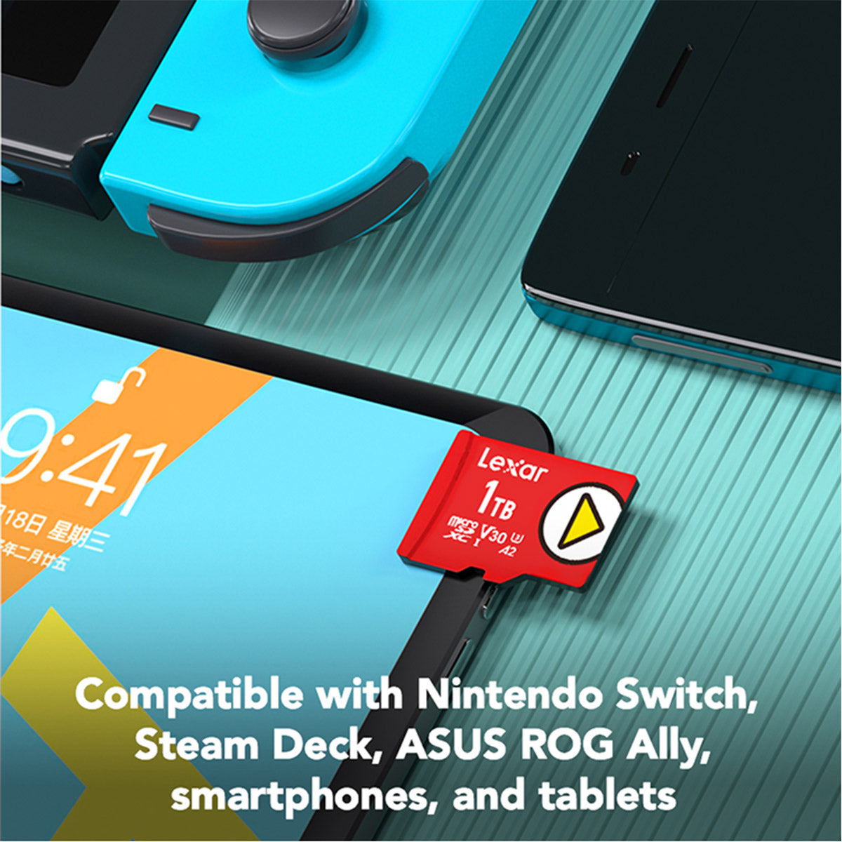 Lexar PLAY microSDXC UHS-I C10 U3 V30 A2 160MB/s Read Memory Card | DataBlitz
