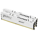 Kingston Fury Beast 32GB (2X16GB) DDR5 EXPO 6000MT/S CL36-44-44 Memory (White) (KF560C36BWE2K2-32)