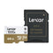 Lexar Professional 1000x microSDXC UHS-II C10 U3 V60 150MB/s Read Memory Card with Adapter