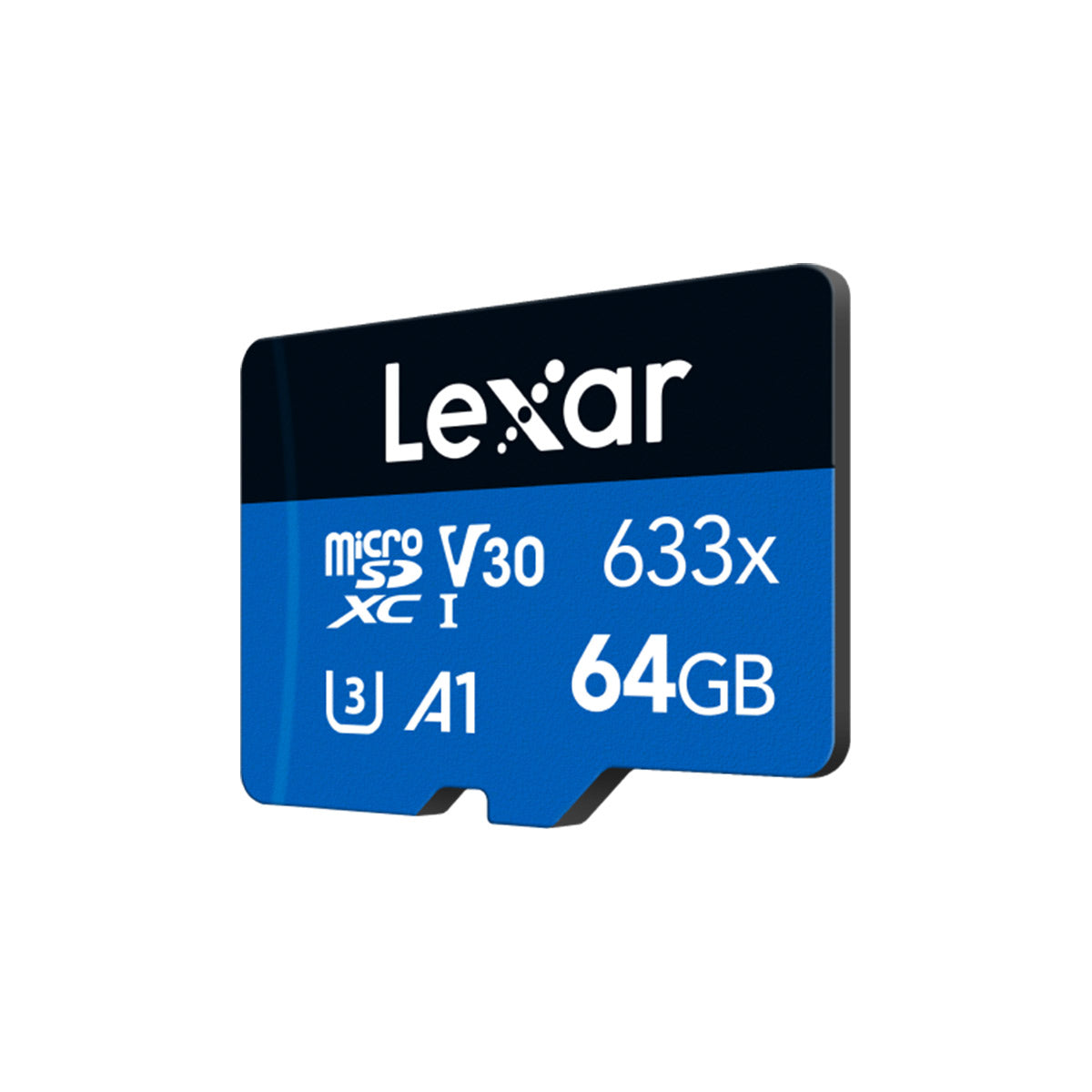 Lexar High-Performance 633x microSDXC UHS-I C10 U3 V30 A1 100MB/s Read Memory Card BLUE Series