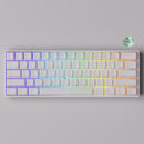 MonsGeek FUN60 Pro SP Shine-Through White Multi-Mode RGB Mechanical Keyboard 