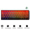 MonsGeek FUN60 Pro SP Shine-Through Blaze Gradient Multi-Mode RGB Mechanical Keyboard (Akko Glare Magnetic Switch)