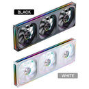 Jonsbo ZA-360 360mm ARGB Infinity Mirror Series Fan (Black, White) (ZA-360B, ZA-360W)
