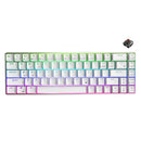Royal Kludge G68 Tri-Mode RGB 68 Keys Hot Swappable Mechanical Keyboard White