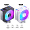 Jonsbo CR-1000 Max Silent Series 120MM Single-Tower CPU Cooler (Black, White)