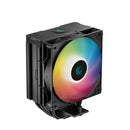 Deepcool AG400 Digital ARGB Single Tower CPU Cooler With A Temperature Display 