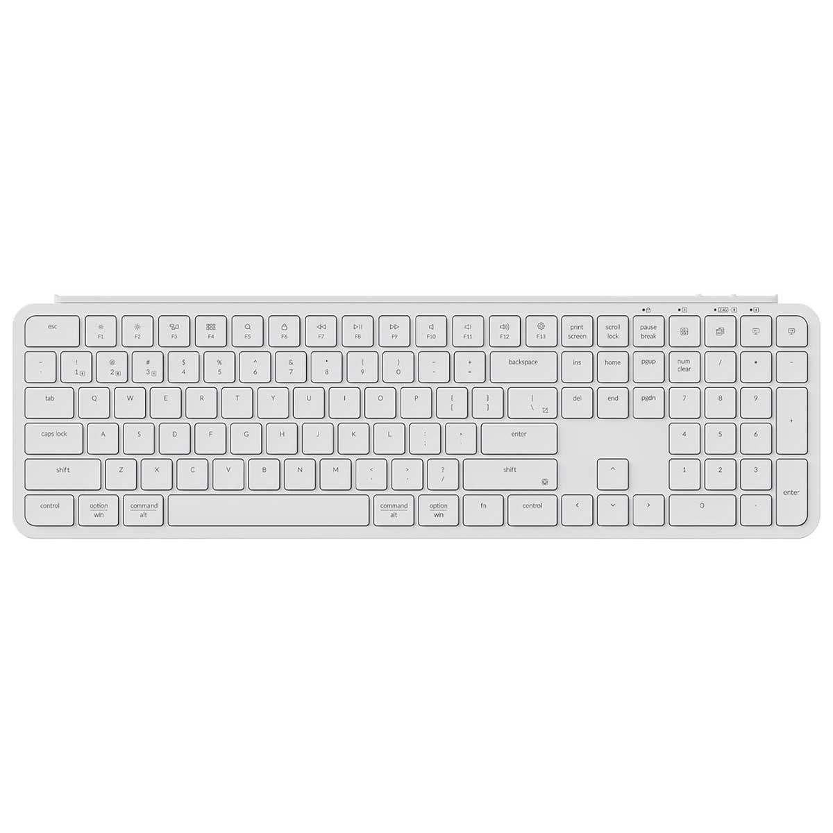 Keychron B6 Pro Ultra-Slim Wireless Keyboard (Ivory White) (B6P-K8)