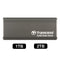 Transcend ESD265C Dual USB 10Gbps Read up to 1050MB/s Type-C Portable SSD | DataBlitz
