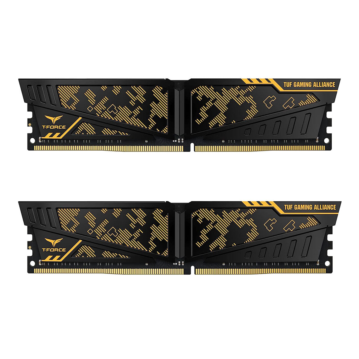 Teamgroup T-Force Vulcan TUF Gaming Alliance 16GB (2X8GB) DDR4 3200MHZ Desktop Memory (TLTYD416G3200HC16CDC01)