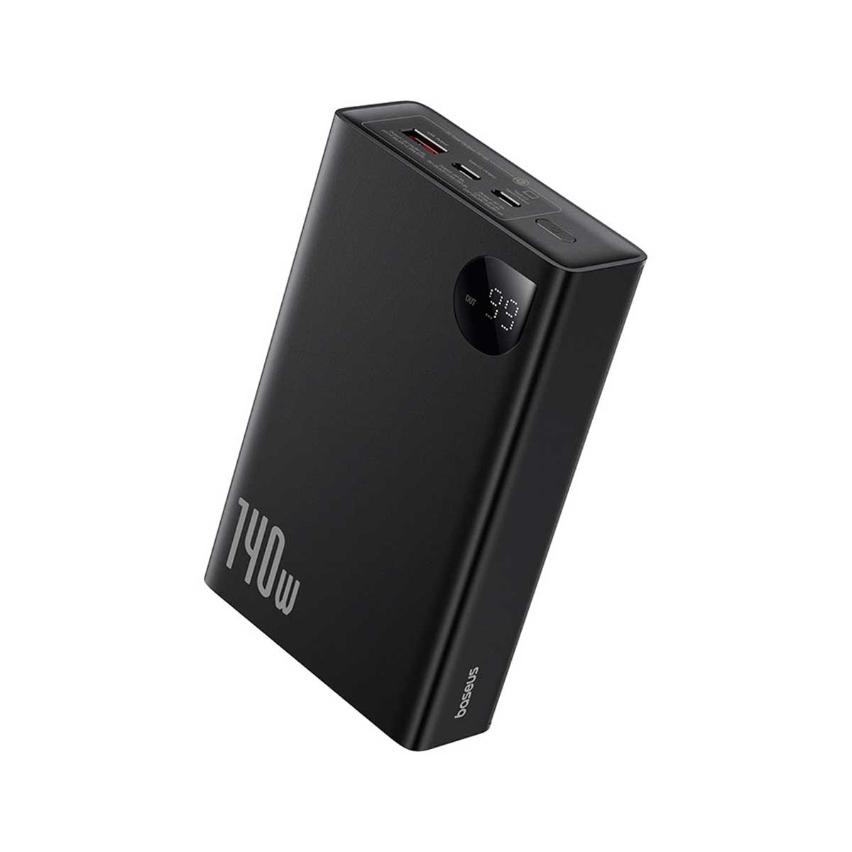 Baseus Adaman Series Digital Display Fast Charge Power Bank 24000mAh 140W (Cluster Black) (P10021508113-00)