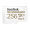 Sandisk Max Endurance 256GB Microsdxc Card With Adapter For Dash Cams & Home Security Cameras
