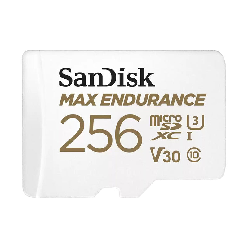 Sandisk Max Endurance 256GB Microsdxc Card With Adapter For Dash Cams & Home Security Cameras